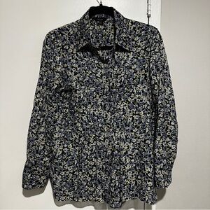 Massimo Dutti Floral Patterned Shirt